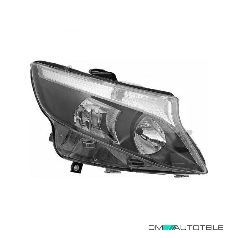 Scheinwerfer Depo H15 schwarz rechts passt für Mercedes V-Klasse Vito W447 ab 16