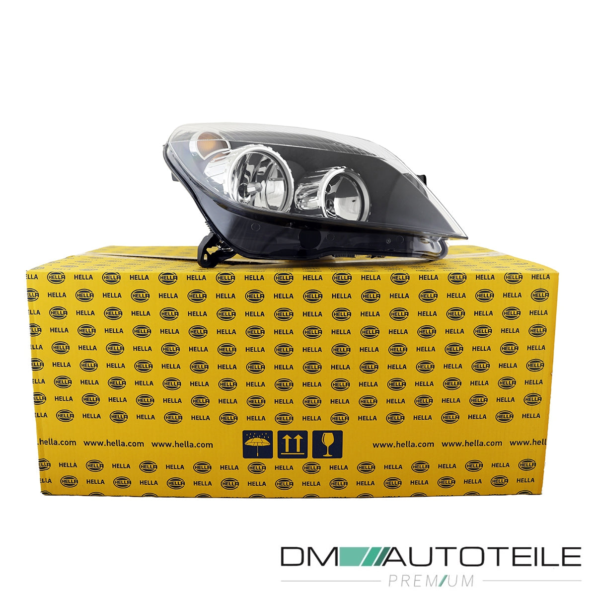 OE Hella Scheinwerfer H7 glasklar rechts passt für Opel Astra H L48 ab 04-10