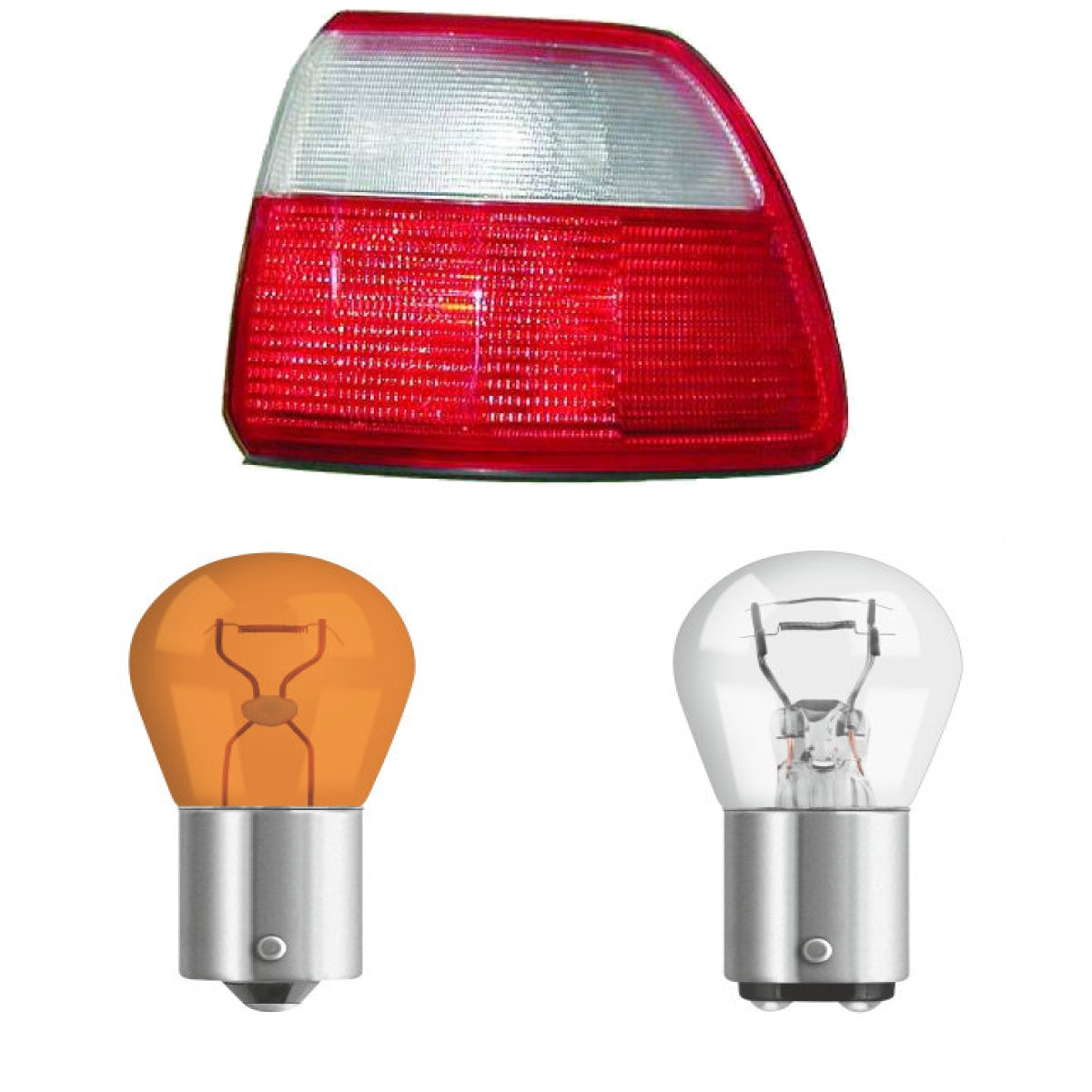 Depo / TYC Rückleuchte rechts passt für Opel OMEGA B V94 ab Baujahr 99-03 inklusive Leuchtmittel/Birnen