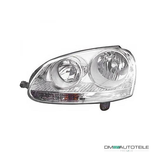 OE Hella Scheinwerfer H7 chrom links passt für VW Golf V (1K1/1K5/1K2) ab 03-10
