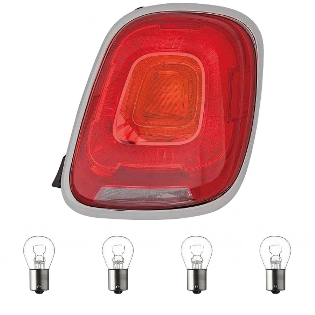 Depo / TYC Rückleuchte rechts passt für Fiat 500X nicht Trekking (334) ab 14-18 inklusive Leuchtmittel/Birnen