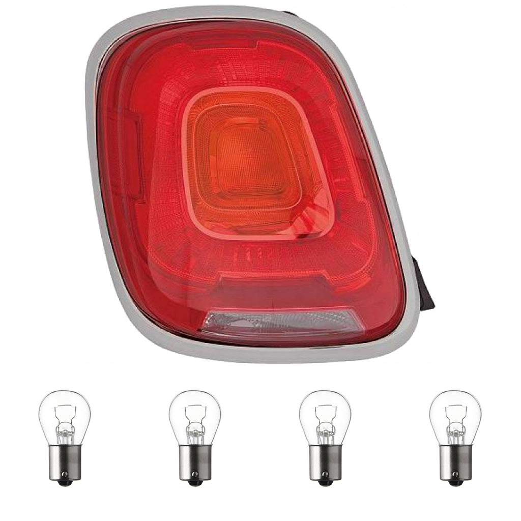 Depo / TYC Rückleuchte links passt für Fiat 500X nicht Trekking (334) ab 14-18 inklusive Leuchtmittel/Birnen