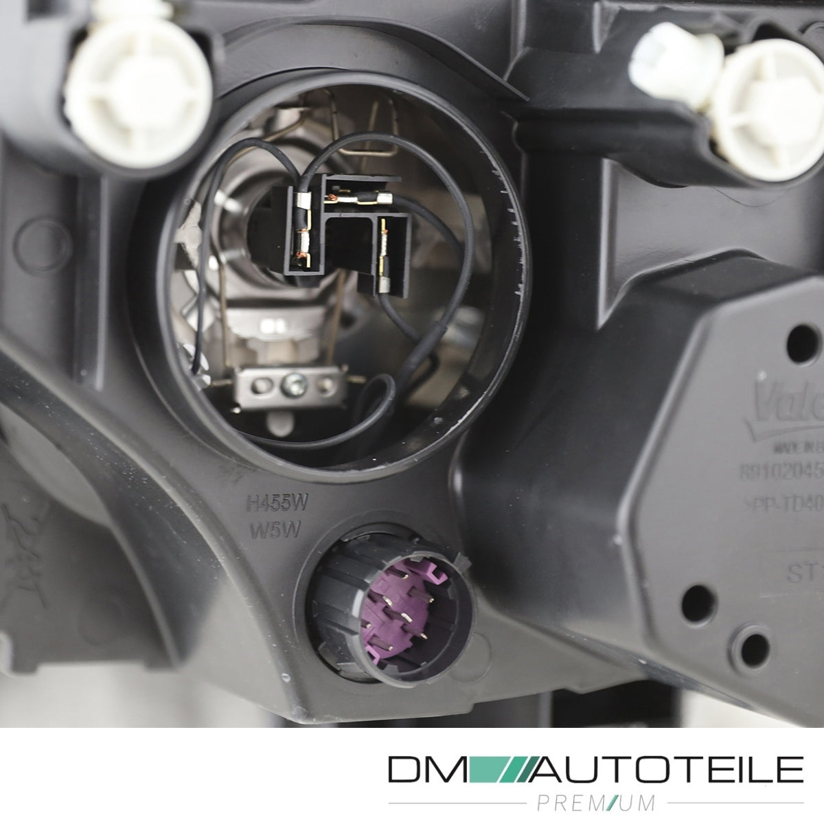 OE Valeo H4 Scheinwerfer rechts passt für Abarth + Fiat Punto EVO (199) ab 09-12