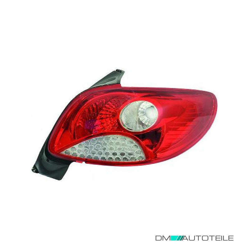Original Depo / TYC Rückleuchte links passt für Peugeot 206+ (2L/2M ab 09-12