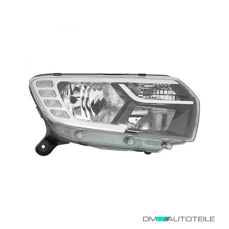 Scheinwerfer rechts H7/H7 +LED TFL passt für Dacia LOGAN II MCV Sandero Facelift