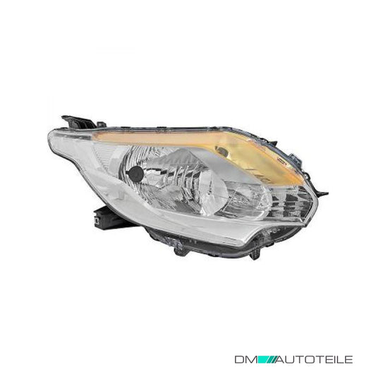 Scheinwerfer chrom H4 rechts passt für Mitsubishi L200 (KJ) ab Baujahr 2015