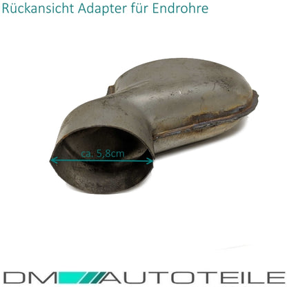 Set Audi A6 C7 4G Limousine Blenden Auspuffeinlass für RS6 Anlage 12-15