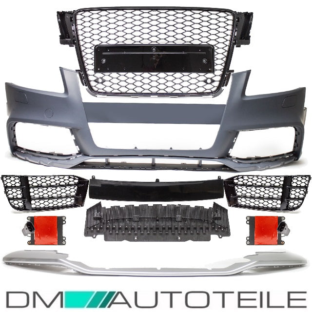 Stoßstange vorne Wabengrill Kühlergrill passt für Audi A5 8T ab 07-12 kein RS5