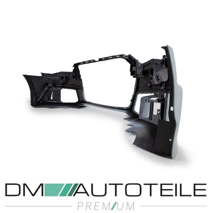 Sport-Stoßstange vorne + Wabengrill schwarz glanz passt für Audi A6 4G ab 2014-2018 kein RS6