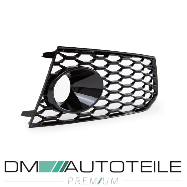Sport-Stoßstange vorne + Wabengrill schwarz glanz passt für Audi A6 4G ab 2014-2018 kein RS6