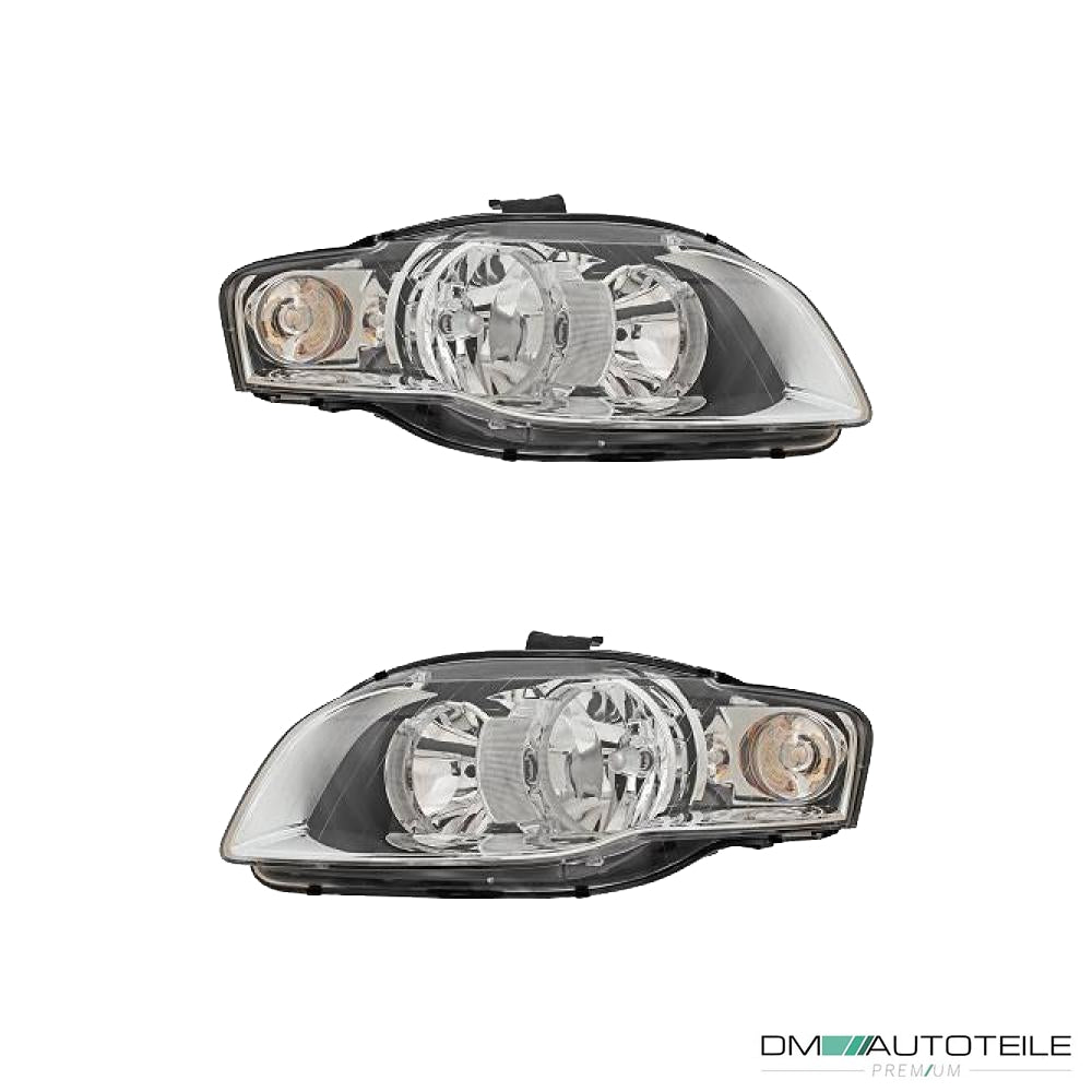 Original Marelli Scheinwerfer H7 SET passt für Audi A4 8H Cabrio + B7 06-09