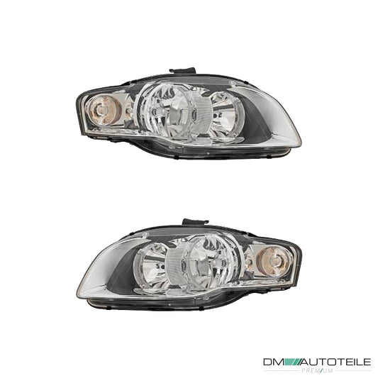 Original Marelli Scheinwerfer H7 SET passt für Audi A4 8H Cabrio + B7 06-09