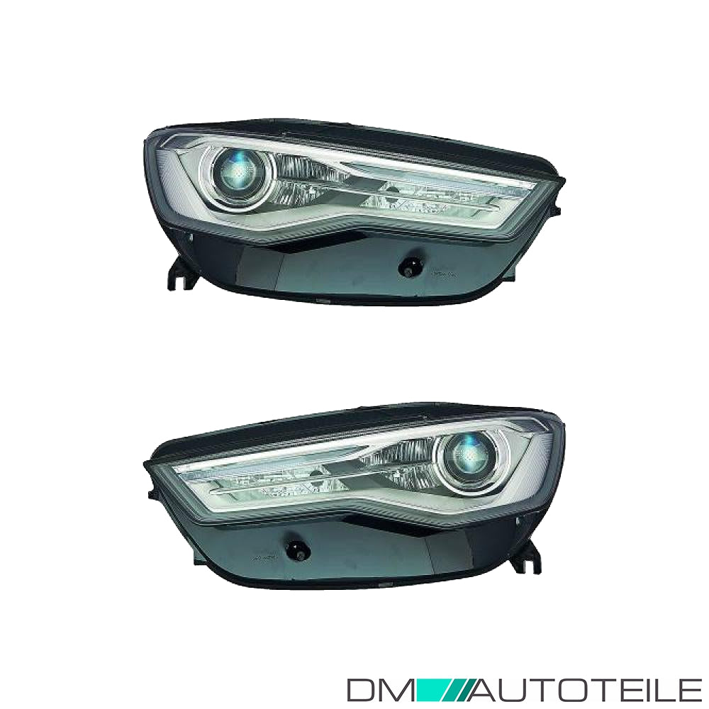 Bi-Xenon + LED Scheinwerfer SET passt für Audi A6 C7 Facelift Baujahr 14-18