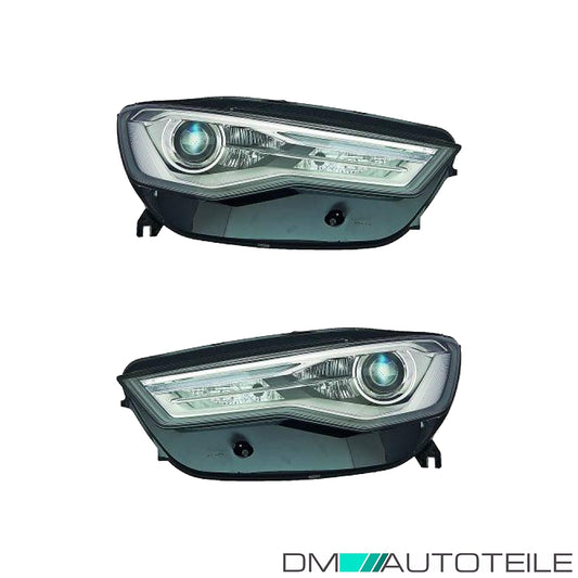 Bi-Xenon + LED Scheinwerfer SET passt für Audi A6 C7 Facelift Baujahr 14-18