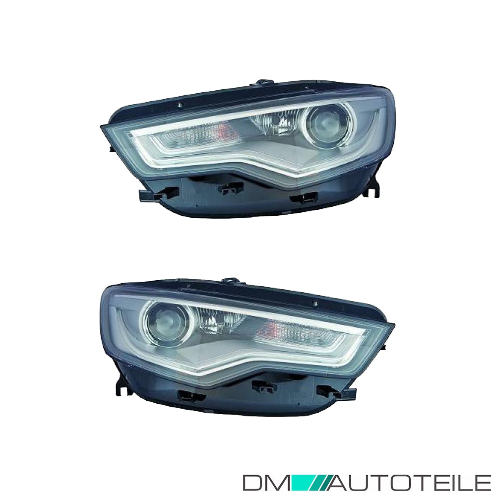 Xenon Scheinwerfer D3S/H7 + LED SET passt für Audi A6 C7 Vorfacelift 11-14