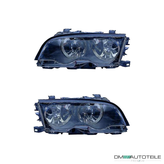 Bosch Scheinwerfer SET H7 schwarz passt für BMW 3er (E46) ab Baujahr 98-01