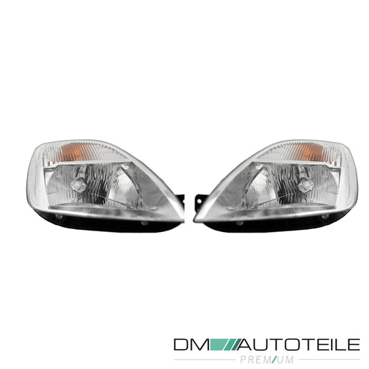 Scheinwerfer Hella H4 SET passt für Ford Fiesta V (JH/JD) ab Baujahr 01-05