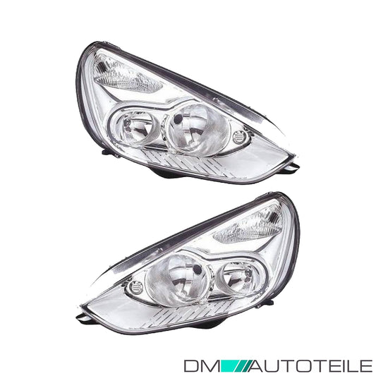 Scheinwerfer H7/H1 SET passend für Ford Galaxy S-MAX (WA6) ab Baujahr 06-15