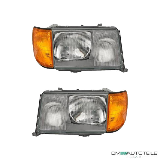 Bosch Scheinwerfer H4/H3 SET passt für Mercedes 124 (W124/S124) ab 84-89