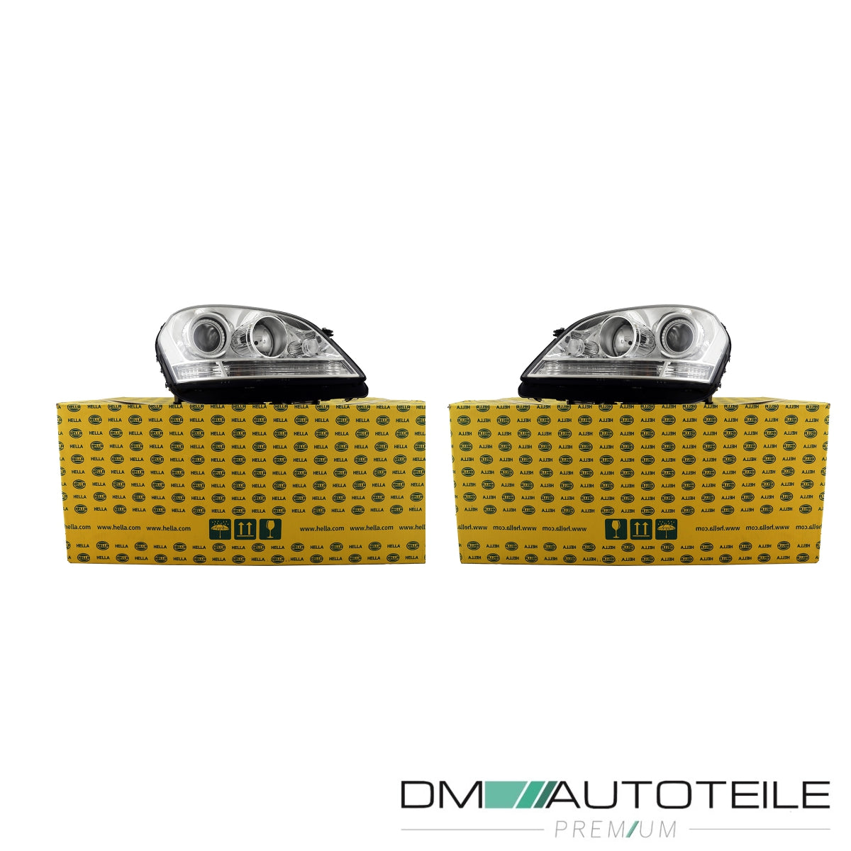 Bi-Xenon Scheinwerfer D2S + KVL Hella SET passt für Mercedes M W164 ab 05-07