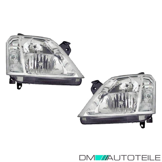 Scheinwerfer H7/H1 Depo SET passt für Opel MERIVA A ab Baujahr 2003-2010