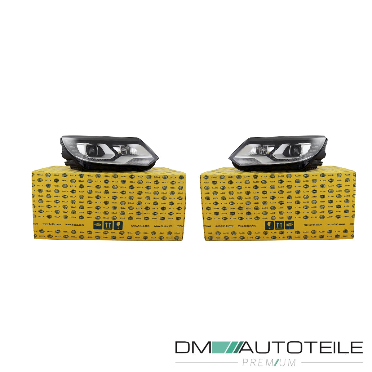 Bi-Xenon Scheinwerfer Hella D3S/LED TGFL SET passt für VW Tiguan 5N_ ab 11-16