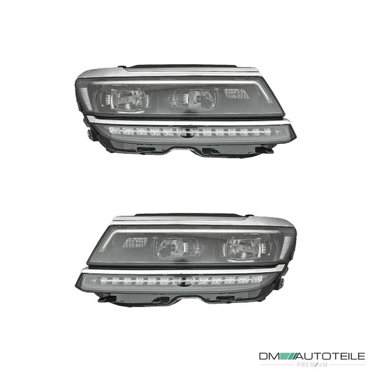 OE Marelli Scheinwerfer LED SET passt für VW Tiguan Allspace AD1/BW2 ab 16-20