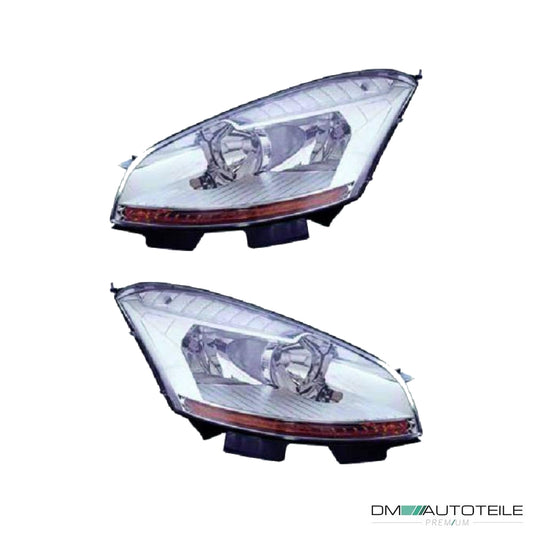Hella Scheinwerfer H7 SET passt für Citroen C4 Picasso I (UD/UA) ab 06-10