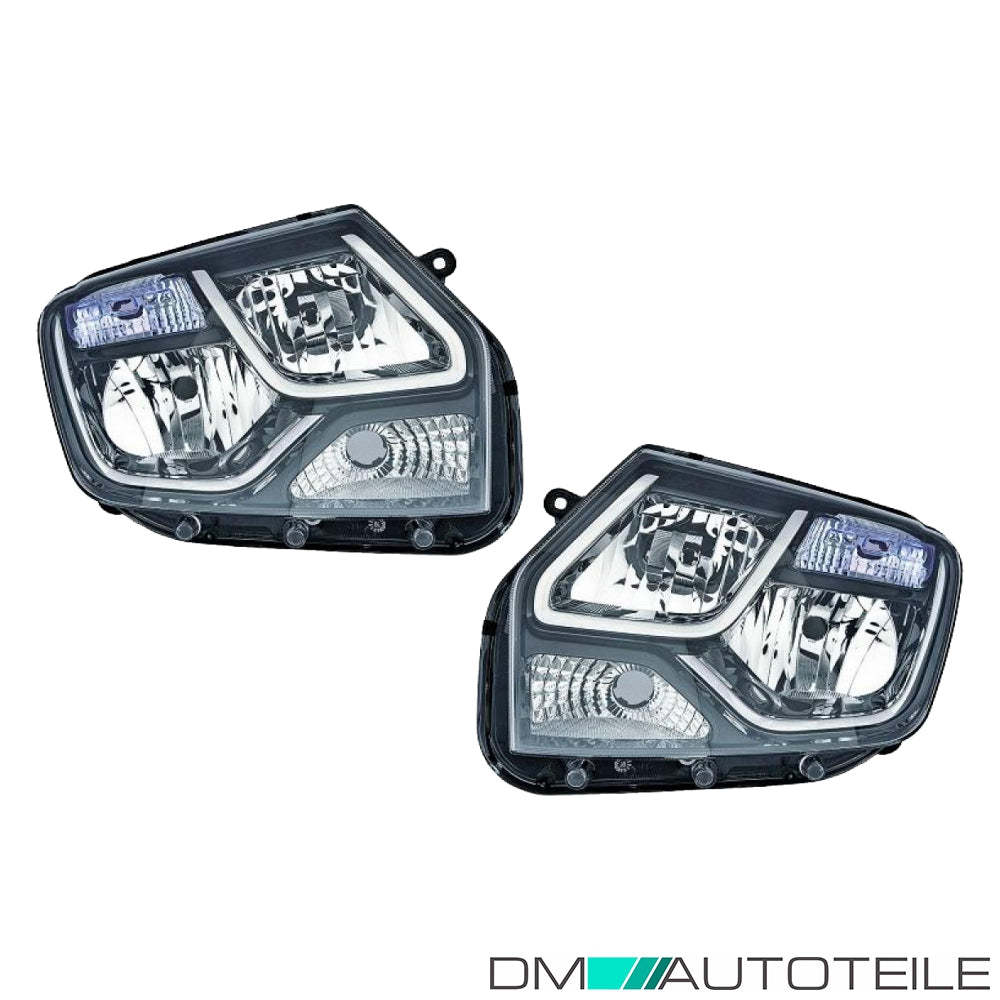 Scheinwerfer mit Tagfahrlicht H7/H1 SET passt für Dacia Duster (HS) ab 10-18
