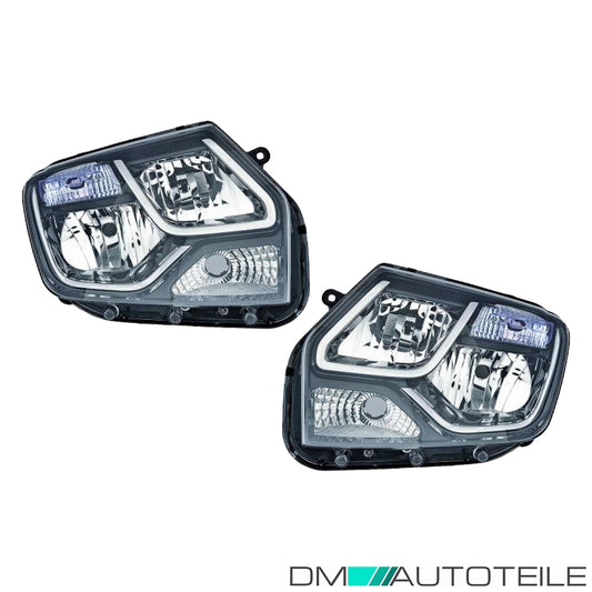 Scheinwerfer mit Tagfahrlicht H7/H1 SET passt für Dacia Duster (HS) ab 10-18
