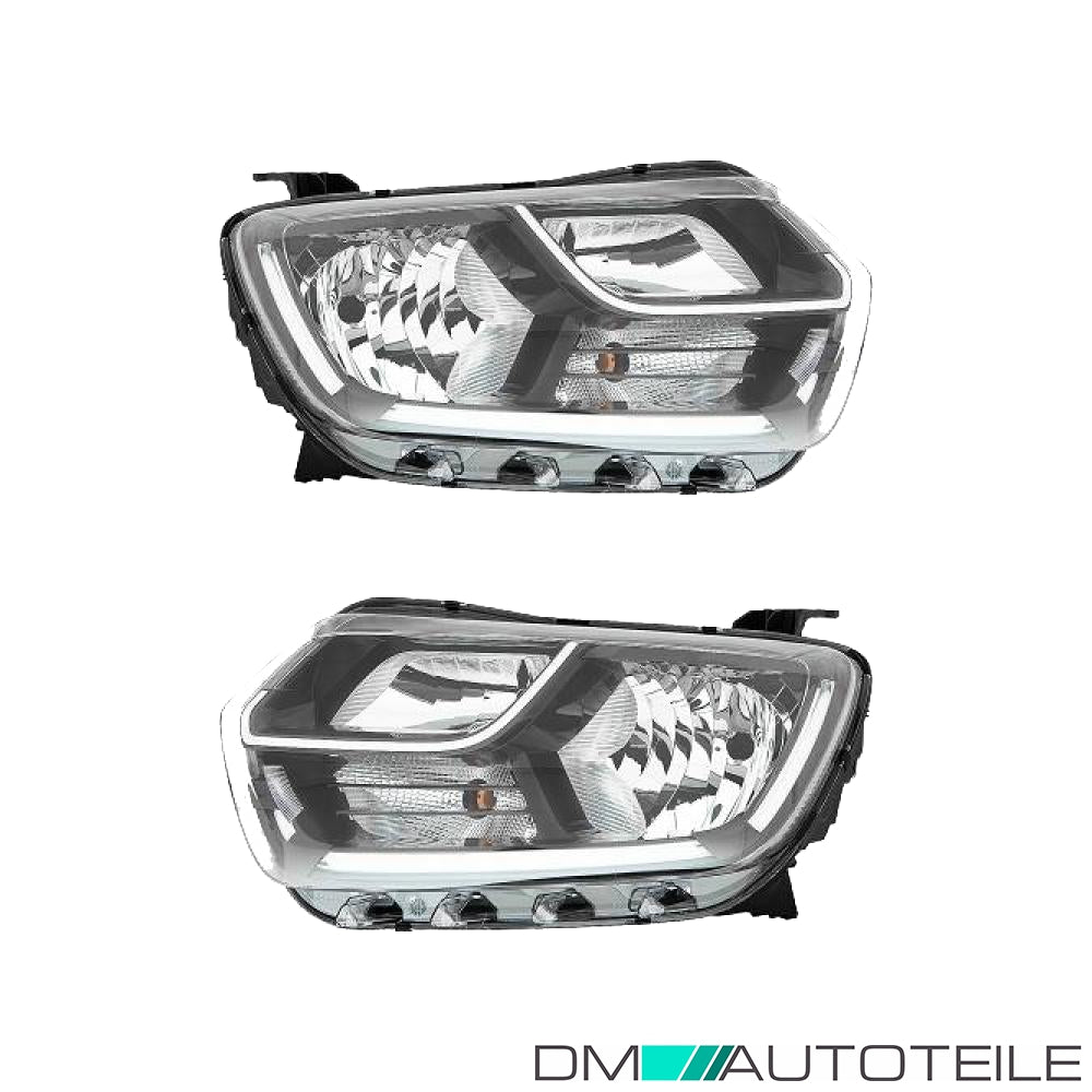 Scheinwerfer Depo LED/H7/H1/PY21W SET passt für Dacia Duster (HM) ab 18