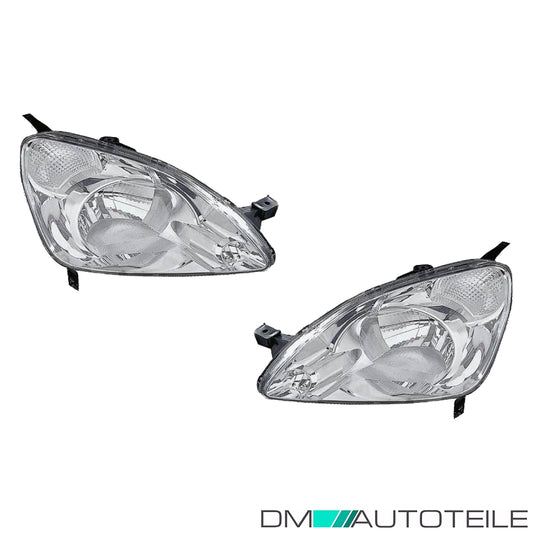Scheinwerfer H4 Depo Blinker / weiß SET passt für Honda CR-V II (RD) ab 01-04