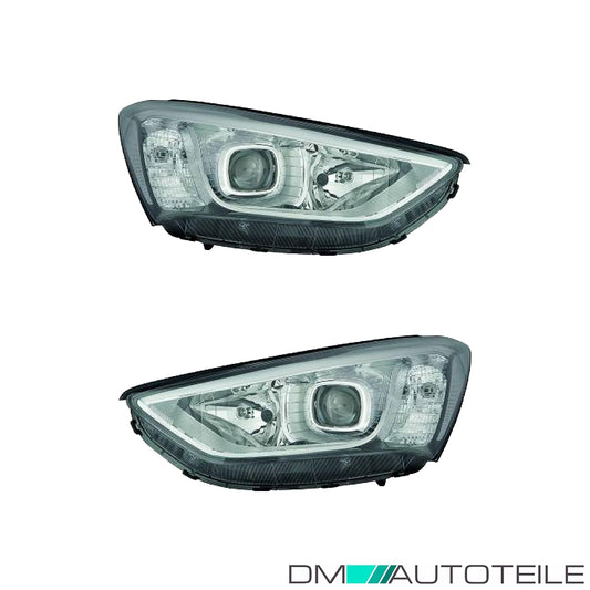 Xenon Scheinwerfer LED D3S SET passt für Hyundai Santa FÉ III DM ab 2012-2015