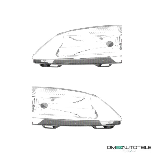 Hella H4 Scheinwerfer SET passt für Skoda Fabia II/Roomster 542/5J ab 10-15