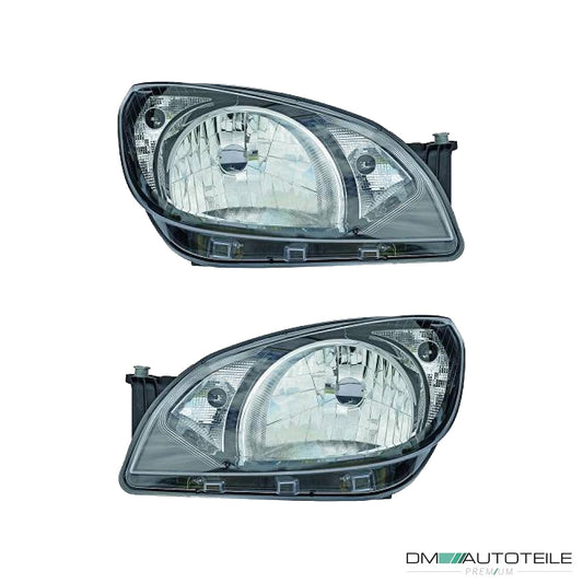 Hella mit Tagfahrlicht H4 Scheinwerfer Motor SET passt für Skoda Citigo 11-17