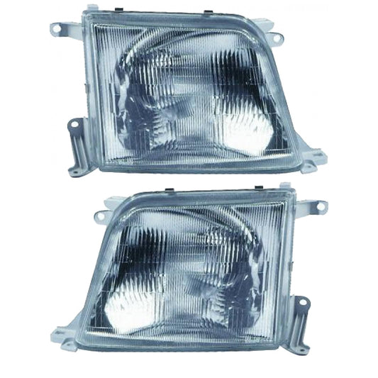 Hauptscheinwerfer Scheinwerfer SET H4 passt für Toyota Land Cruiser 90 97-97