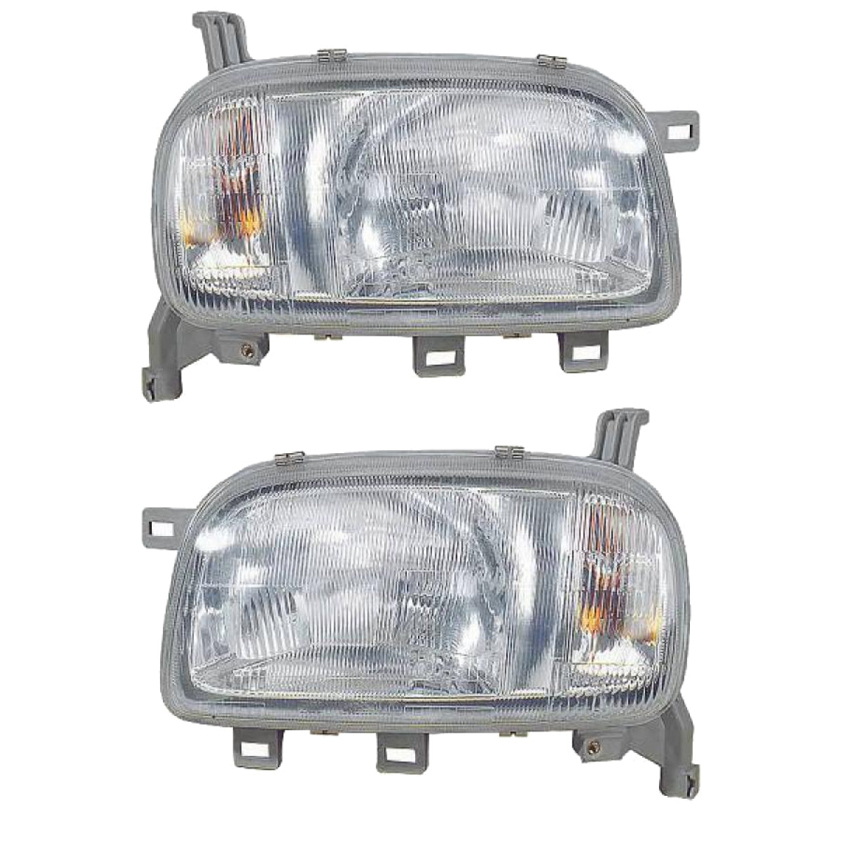 Hauptscheinwerfer SET H4 mit Blinklicht passt für Nissan Micra II 92-98