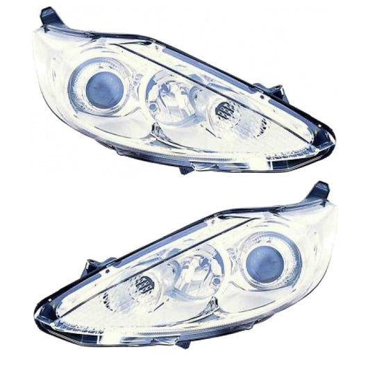 Hauptscheinwerfer SET H1/H7 mit Motor passt für Ford Fiesta VI 08-12
