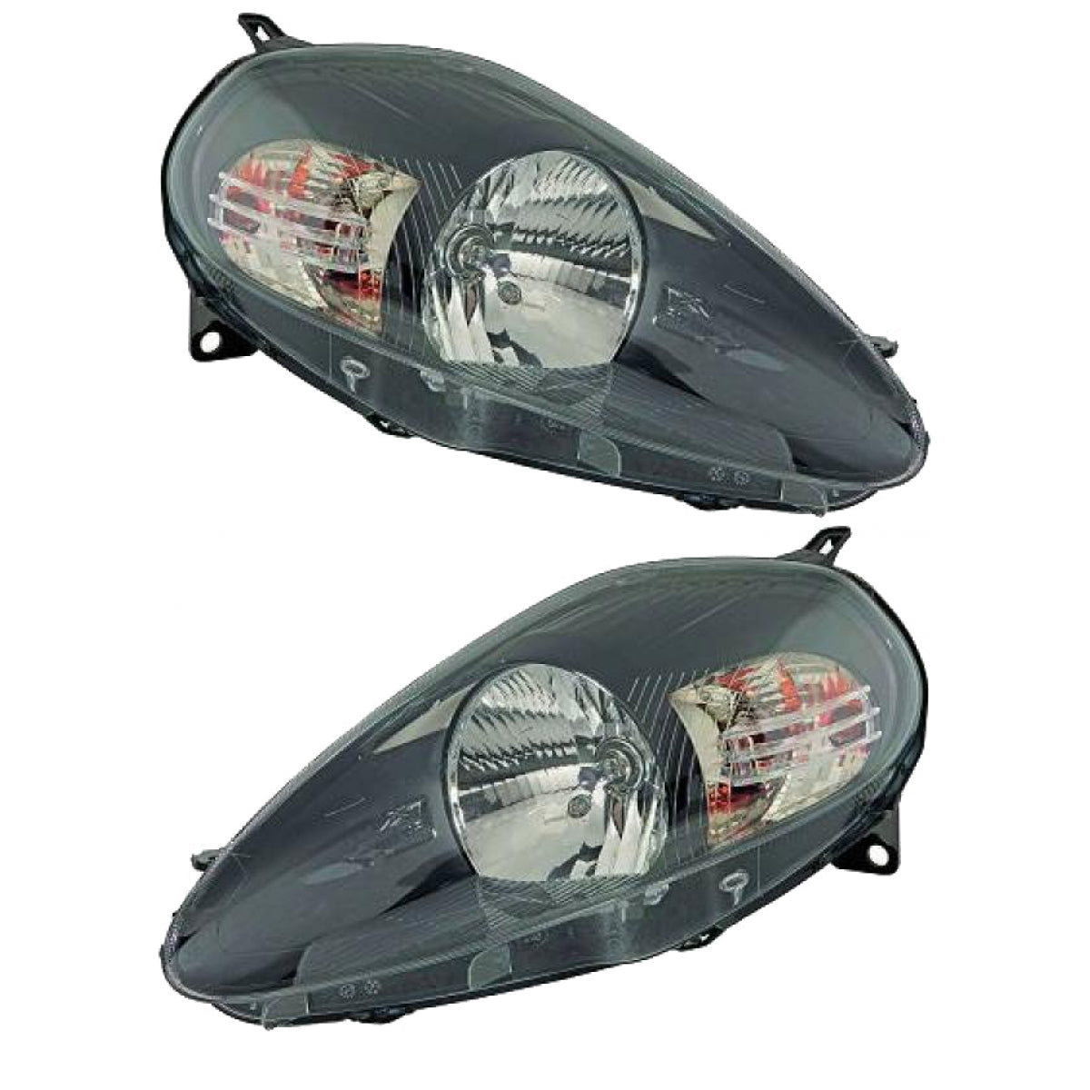 Hauptscheinwerfer SET H4 mit Blinklicht passt für Fiat Grande Punto 05-09