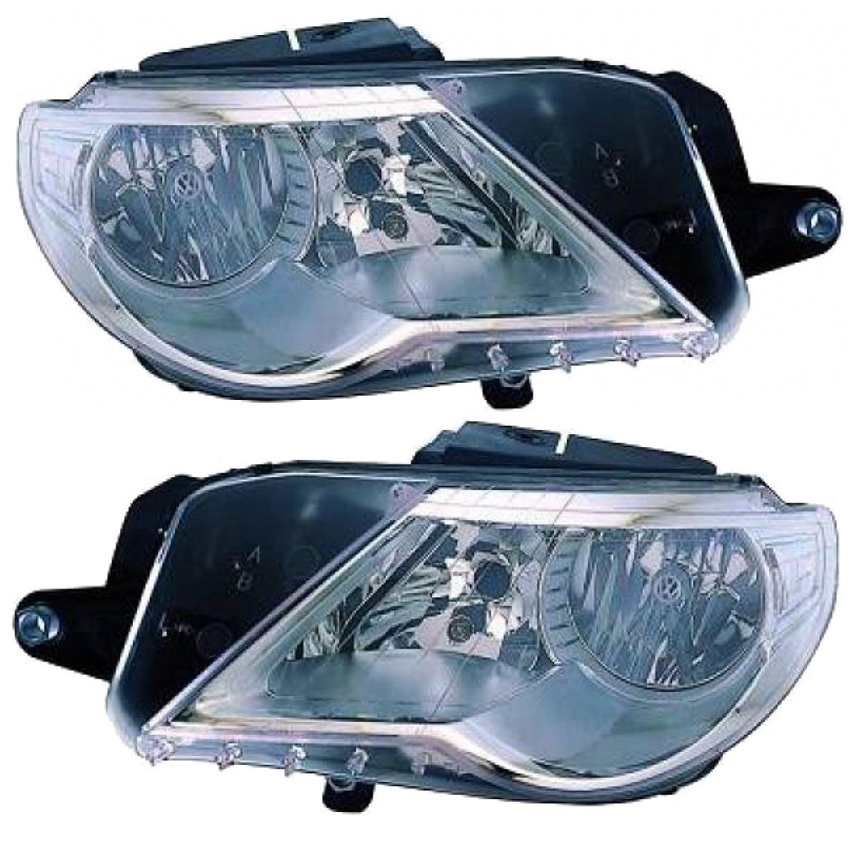 Hauptscheinwerfer SET H7/H7 mit Motor passt für VW Passat CC 08-11