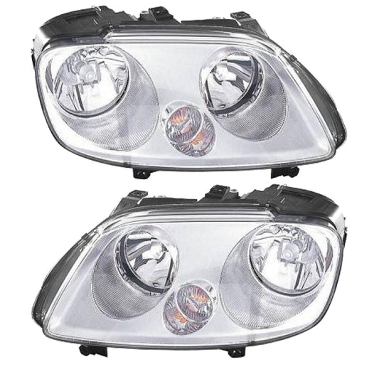 Hauptscheinwerfer SET H7/H1 mit Motor passt für VW Caddy III Kombi 03-10
