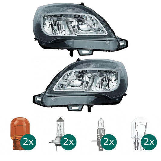Depo / TYC Scheinwerfer Hauptscheinwerfer Frontscheinwerfer links H7/H1 mit Motor für Opel Meriva B S10 Baujahr ab 2014 in...