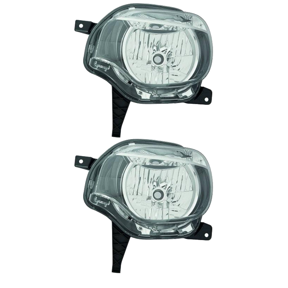 Depo TYC Scheinwerfer Hauptscheinwerfer Frontscheinwerfer SET H4 PY21W für Renault Twingo BCM Vorfacelift Baujahr 2015-2019