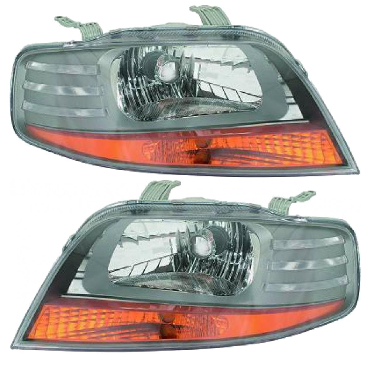 Depo/TYC Scheinwerfer Hauptscheinwerfer Frontscheinwerfer SET H4 für Chevrolet Aveo Kalos Daewoo Kalos Baujahr 2002-2008