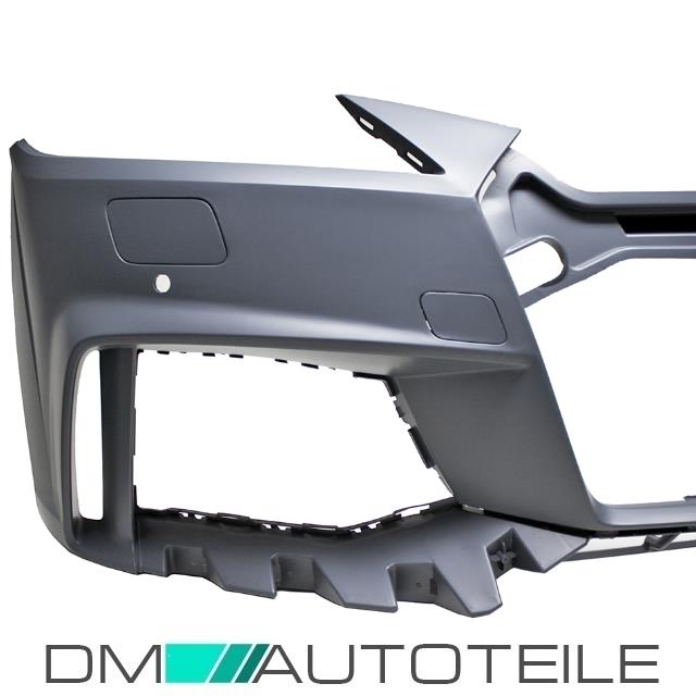 Stoßstange vorne für PDC + Wabengrill Schwarz passt für Audi TT 8S FV auch TT RS