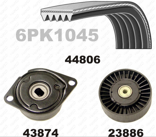 MAPCO Keilrippenriemensatz 73806