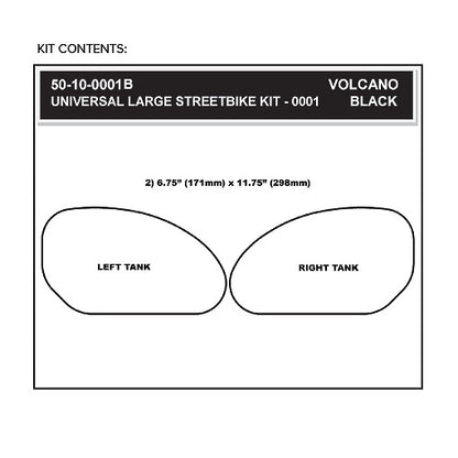 Stomgrip Traktionspad Streetbikes Schwarz BMW R 1150 GS / R / RS / RT / Rockster Bj. 00-06