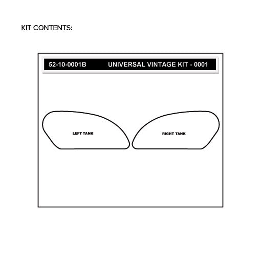 Stomgrip Traktionspad Streetbikes Schwarz Triumph Thunderbird 900 / Sport Bj. 00-04