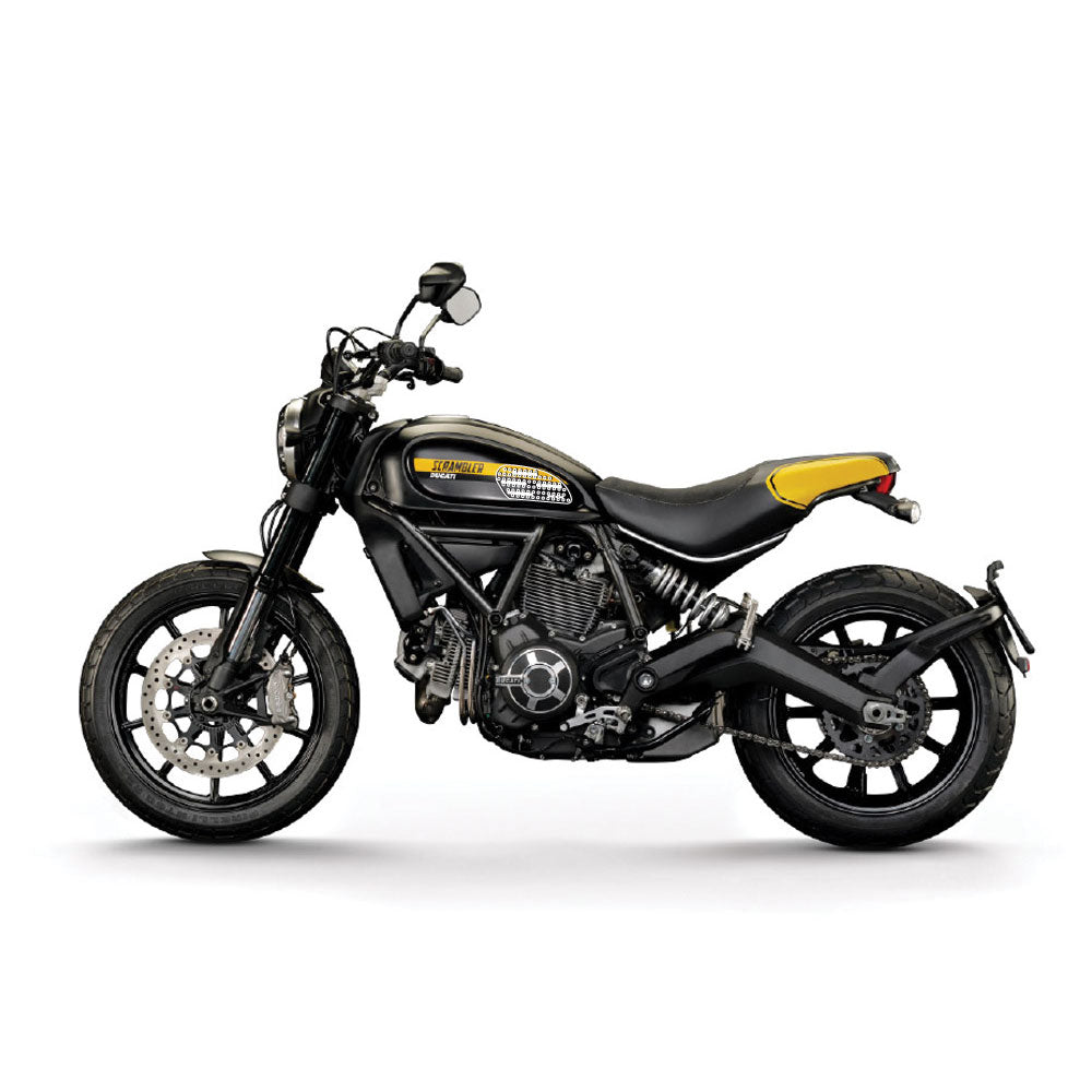 Stomgrip Traktionspad Streetbikes Klar Ducati Scrambler 803 (alle Modelle) Bj. 15-21