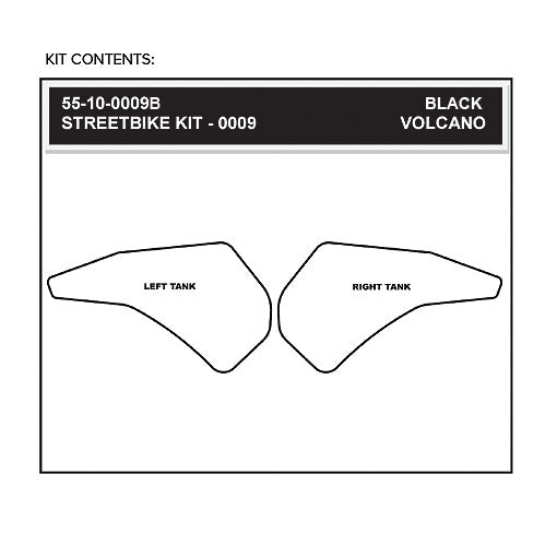 Stomgrip Traktionspad Streetbikes Schwarz Yamaha FZ1 Bj. 06-15
